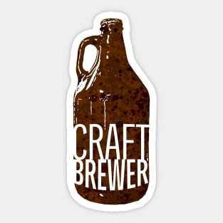 Craft Brewer Growler Sticker